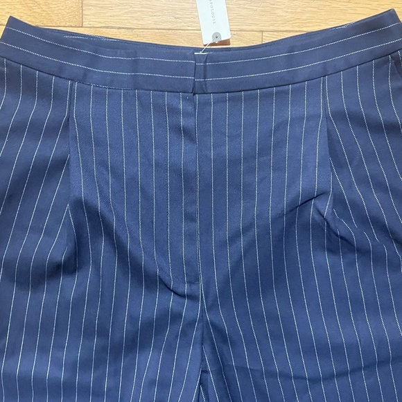 Brand New Anthropologie Menswear-Inspired Pinstriped Wide Leg Culottes - Picture 6 of 16
